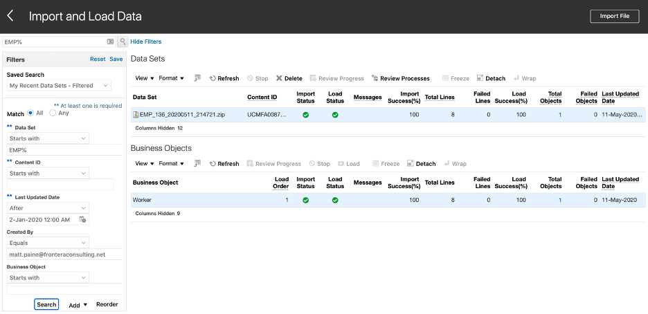 ERP Cloud Data Exchange