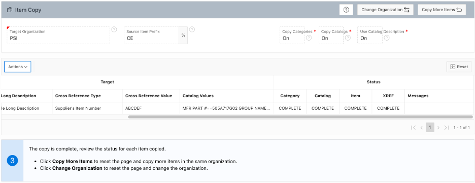 APEX Item Copy - Results