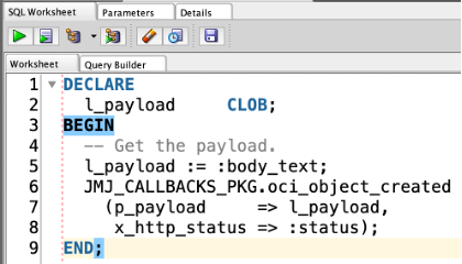 ORDS Handler Configuration