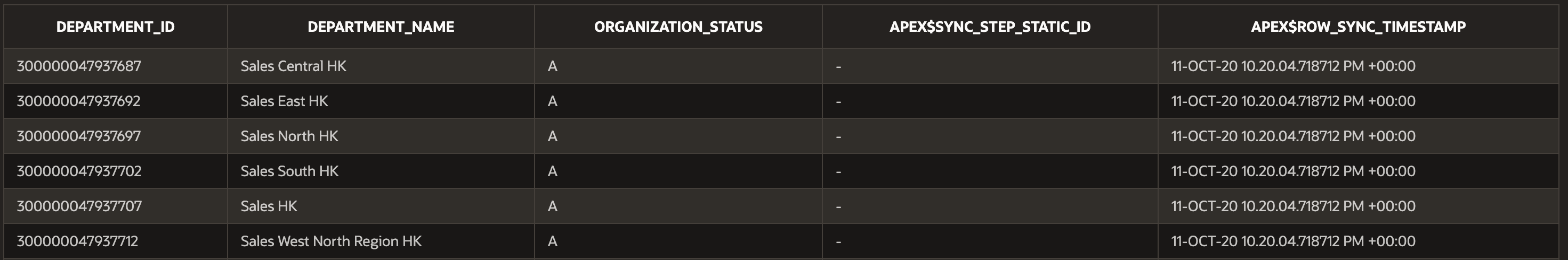 Base Table Fields